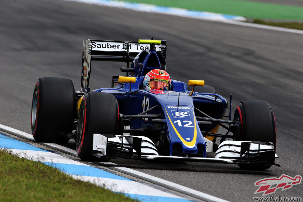 Felipe Nasr quedó último en Hockenheim
