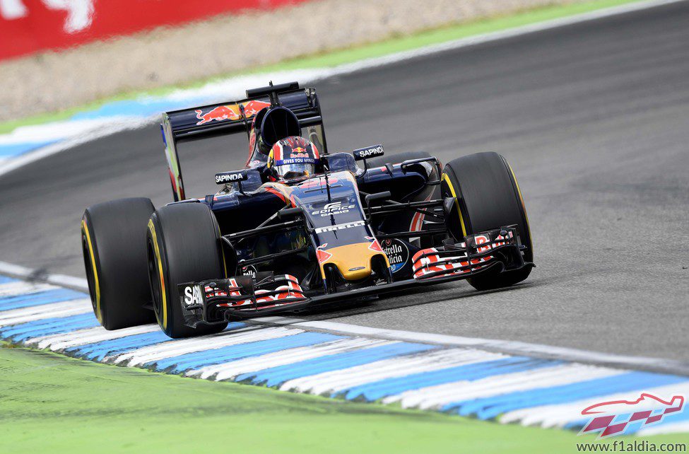 Carlos Sainz prueba el blando en Hockenheim