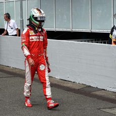 Sebastian Vettel acaba frustrado la clasificación