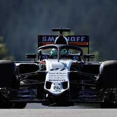 Nico Hülkenberg rueda con el 'halo'