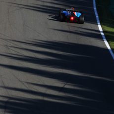 Pascal Wehrlein rueda en el trazado de Spa