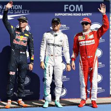 Saludos para los fans de Rosberg, Verstappen y Räikkönen