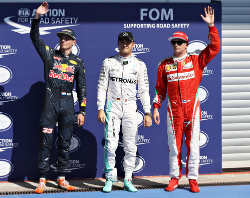 Saludos para los fans de Rosberg, Verstappen y Räikkönen