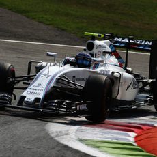 Valtteri Bottas rueda rápido en Monza