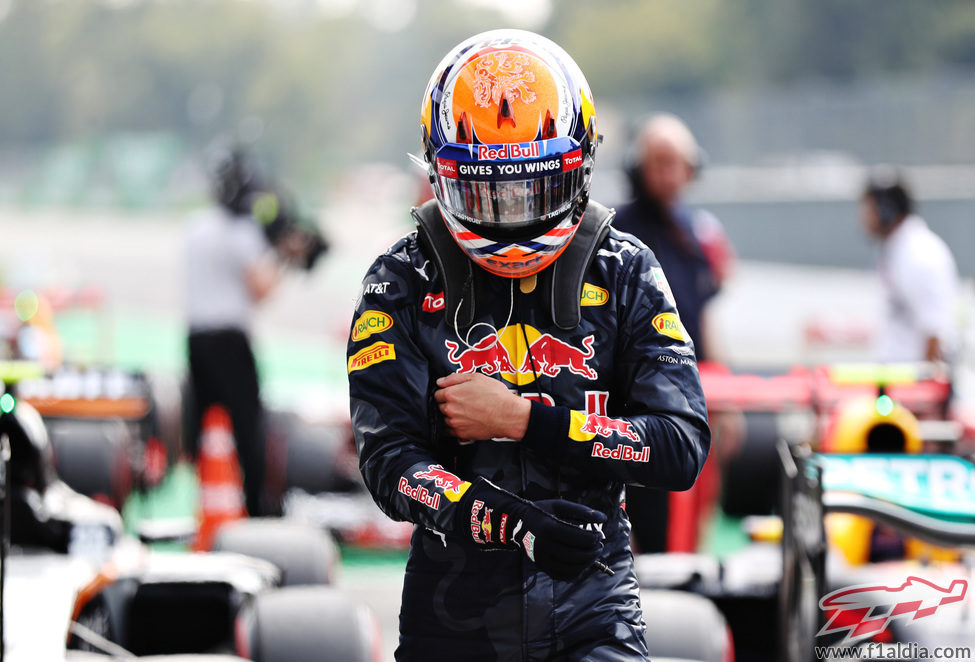 Max Verstappen se queda lejos de la pole en Monza