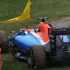 Pascal Wehrlein se queda tirado en Monza