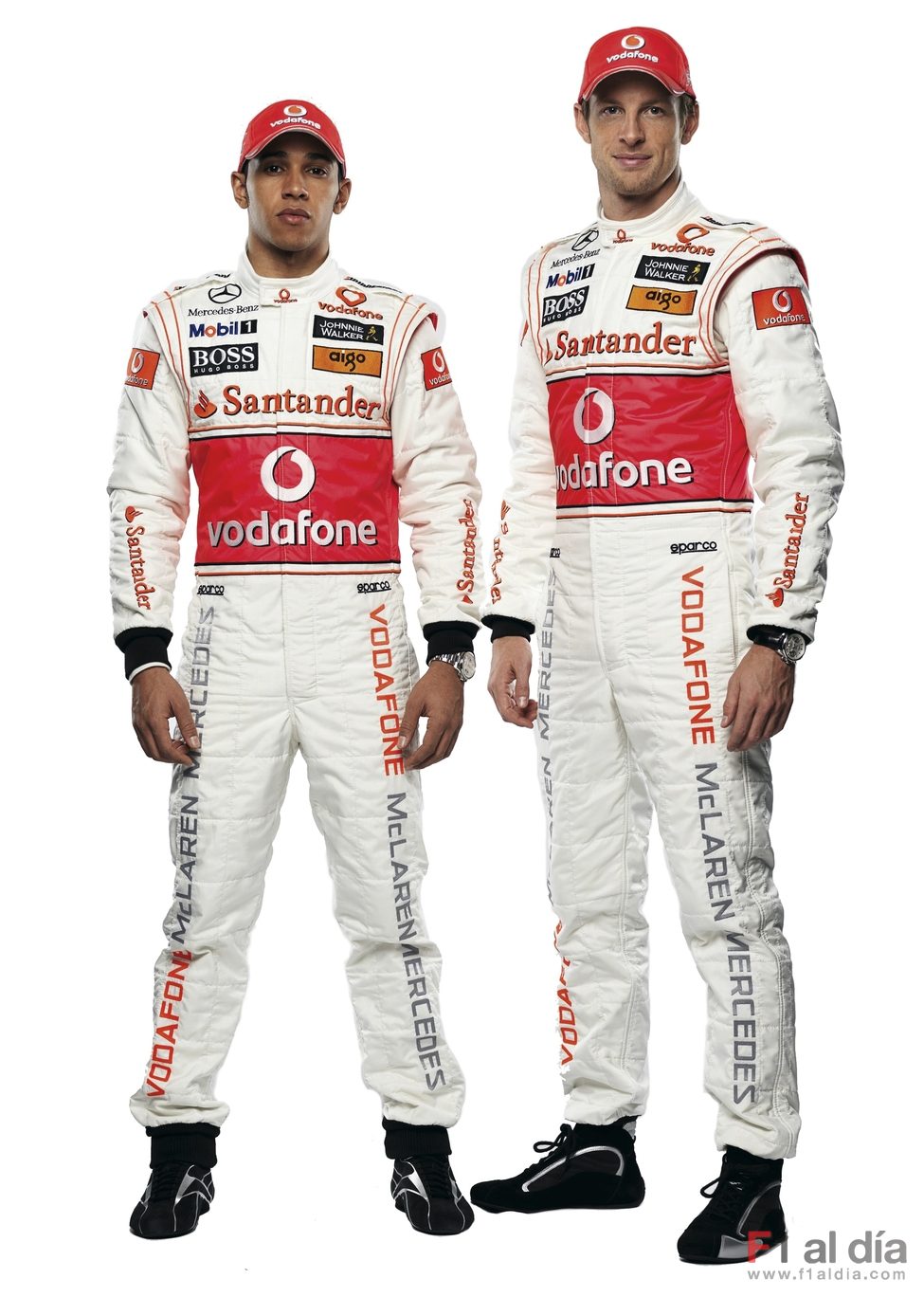 Hamilton y Button, los pilotos de McLaren