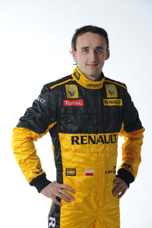 Robert Kubica con sus nuevos colores