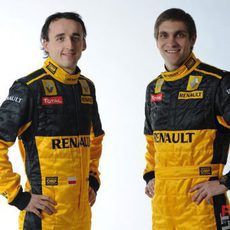 Robert Kubica y Vitaly Petrov