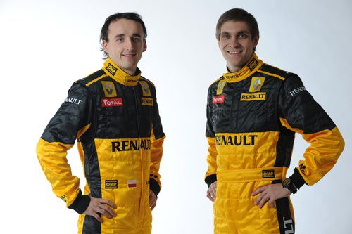 Robert Kubica y Vitaly Petrov