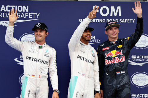 Hamilton, Rosberg y Verstappen saldrán por delante en Malasia