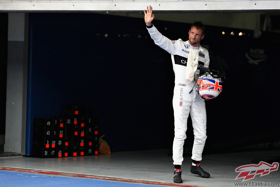 Jenson Button acaba la clasificación en Malasia