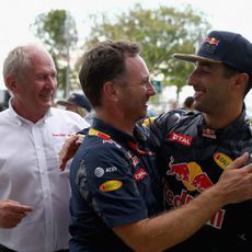 Christian Horner felicita a Daniel Ricciardo