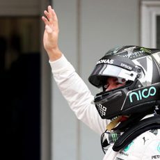 Saludo de Nico Rosberg en Suzuka