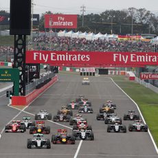 Salida del GP de Japón 2016