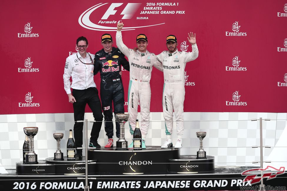 Podio del GP de Japón 2016