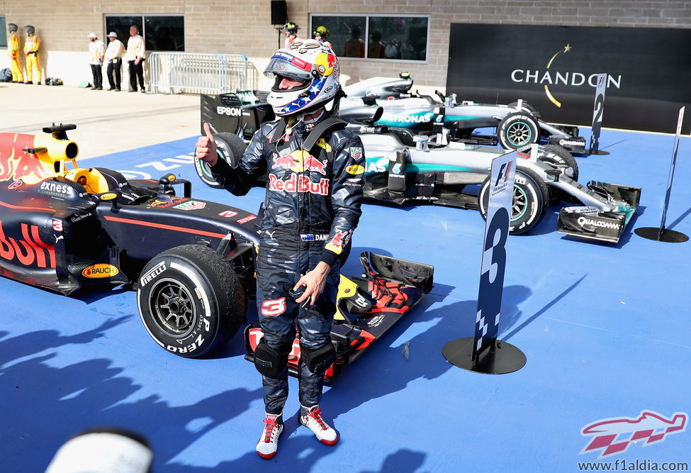 Tercer puesto para Daniel Ricciardo en Austin