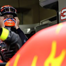 Max Verstappen se prepara para la Q3 en Brasil