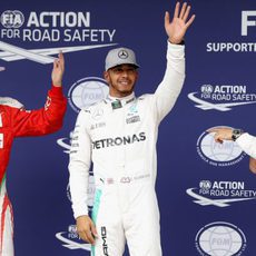 Hamilton, Rosberg y Räikkönen vuelan en Brasil