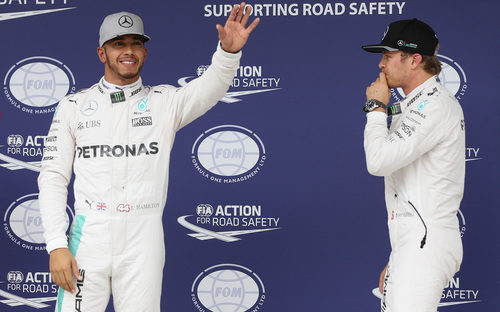 Nico Rosberg deberá batir a su compañero en pista