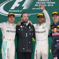 Podio del GP de Brasil 2016