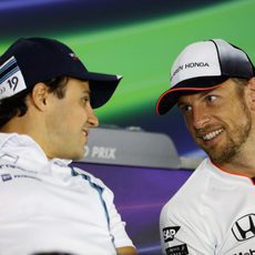 Jenson Button y Felipe Massa se despiden de la F1