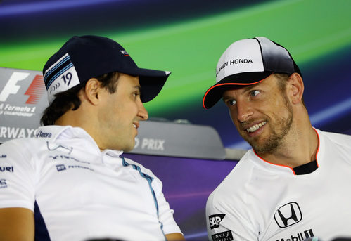 Jenson Button y Felipe Massa se despiden de la F1
