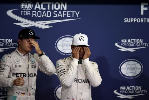 El cansancio en Hamilton y Rosberg es evidente