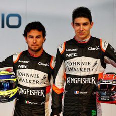 Sergio Pérez y Esteban Ocon