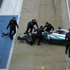 'Box, box' para el W08