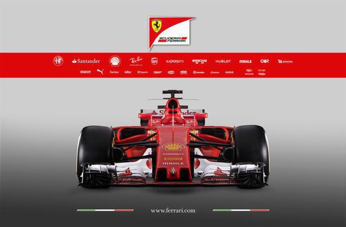 La delantera del Ferrari SF70H