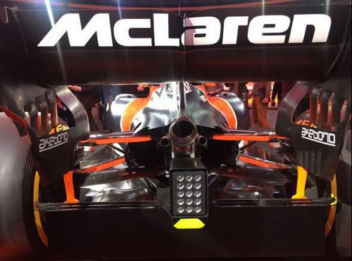 Parte trasera del MCL32