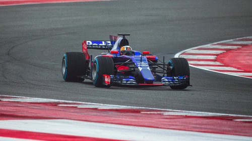 Carlos Sainz dando vueltas al trazado de Misano