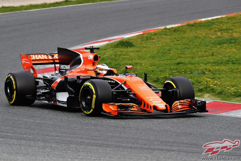 Vandoorne en el segundo día de test