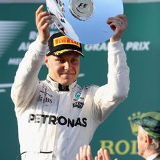 Bottas terminó en el podio en su primera carrera con los de Brackley