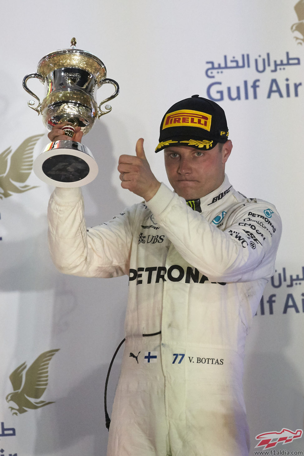 Valtteri Bottas acaba tercero en Sakhir