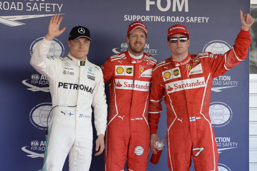 Vettel, Räikkönen y Bottas acaban la clasificación en Sochi