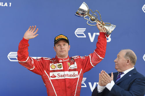 Kimi volvió a ser competitivo