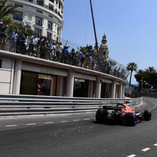 Jenson Button en las calles de Mónaco