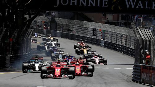 Kimi Räikkönen lidera tras la salida del GP de Mónaco