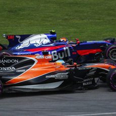 Alonso y Sainz, codo con codo en Canadá