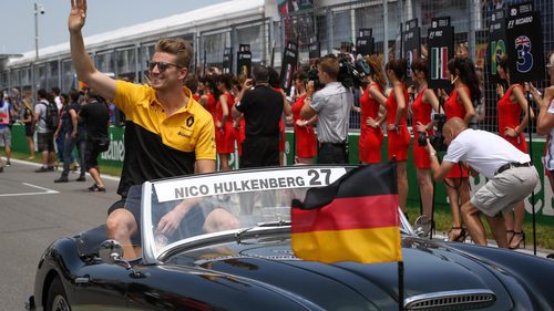 Nico Hülkenberg durante el Driver's Parade de Canadá