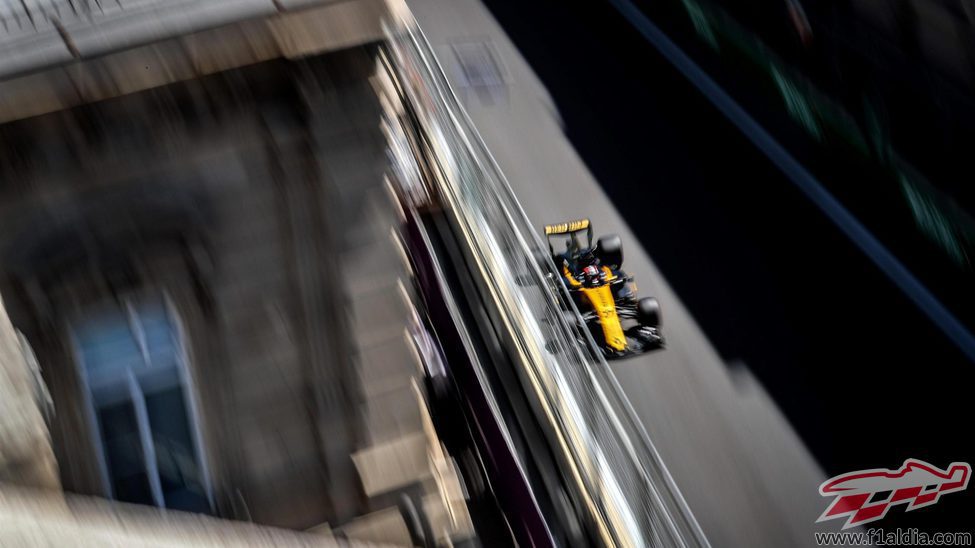 Nico Hülkenberg, desde arriba