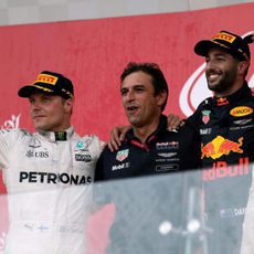 Ricciardo, Bottas y Stroll, los hombres del podio en Bakú