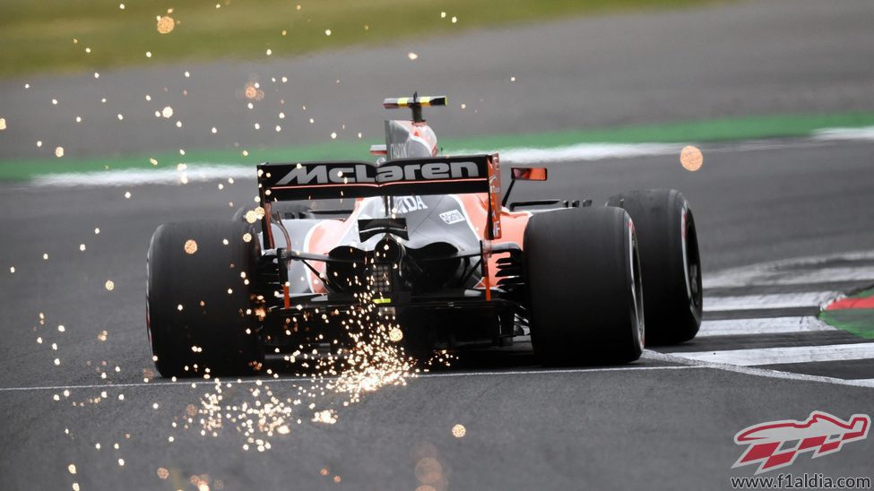 Parte trasera del coche de Vandoorne