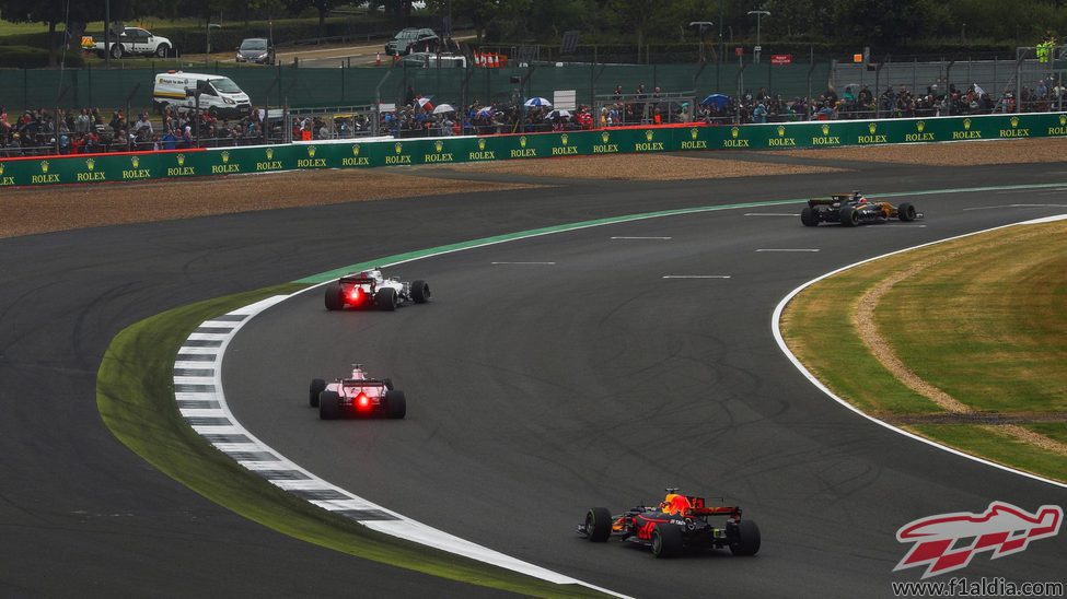 Lluvia en Silverstone