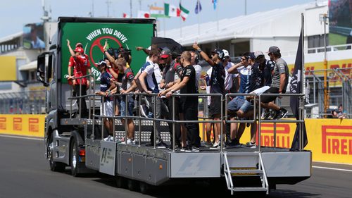 Drivers' Parade del GP de Hungría 2017