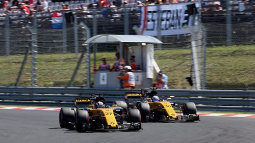 Palmer y Hülkenberg luchan en Hungría