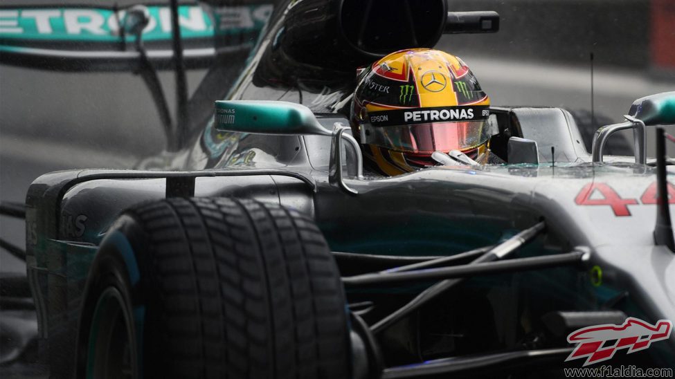Lewis Hamilton, poleman en Monza