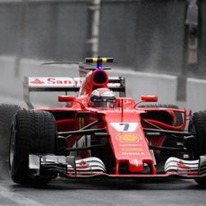 Kimi Räikkönen durante la clasificación